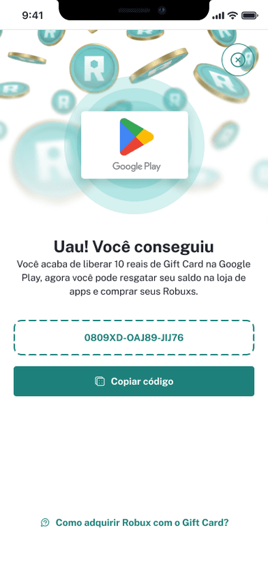 Capturas de tela do app Robux Daily